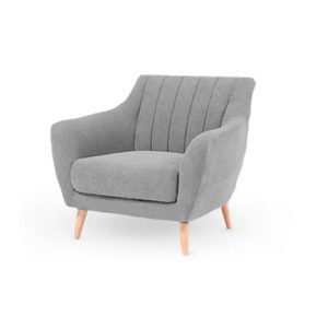 Poltrona Francisco Gris Tela Antifluidos