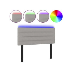 Cabecero para cama con iluminación Steven 2 Puestos 99x5x76