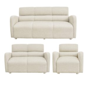 Juego de Sala 3-2-1 Nicole Tela Antifluidos