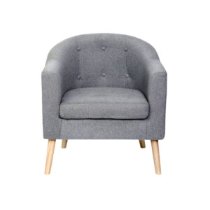 Poltrona Alva Gris Tela Antifluidos 70x65x75