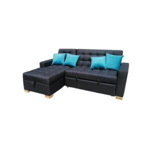 Sofá en L Reclinable President Tela pet friendly 235x180x97