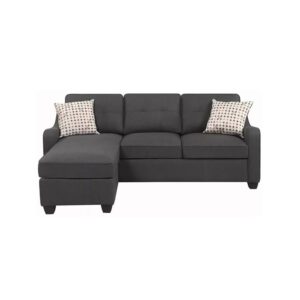 Sofá en L Izquierdo Zack Tela Terciopelo 210x80x85