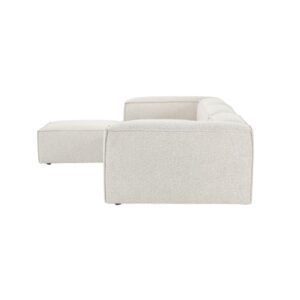 Sofá Livay con puff tela anti fluidos 329x85x68