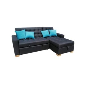 Sofá en L Reclinable President Tela pet friendly 235x180x97